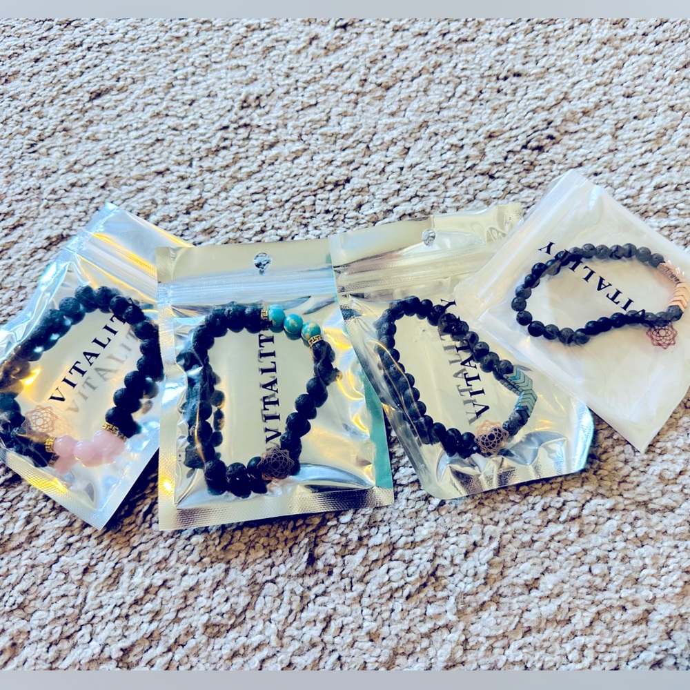 Vitality lava beads bracelet essential bead diffuser! ✨